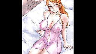 ONE PIECE - CUM INSIDE HORNY NAMI TIGHT PUSSY / TITTY FUCK / BLOWJOB