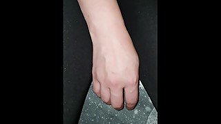 Step mom fucked through shiny leggings by step son