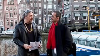 After fucking a hooker he busts a nut on her great tits