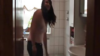 Busty woman fucks with plumber