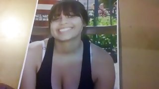 cumming on sweet julie's tits