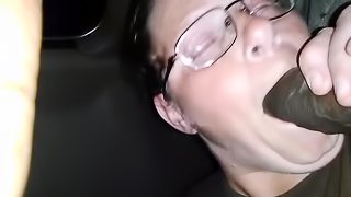 BBC drop the phone as he cums in.my mouth