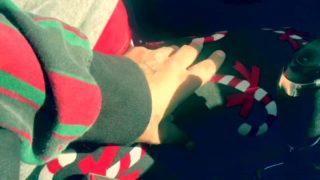 When he does this/ getting caught at a red light leg rubs 