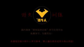 铁牛延时训练法视频课程 增强增大增粗(1—6)