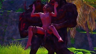 double furry anal for tight ass slender gay  wild life