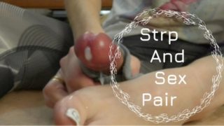 Hot foot massage and strong orgasm