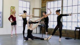 2 Young Lesbians at the classical Dance School in London...