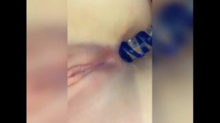 Amateur anal dildo masturbation