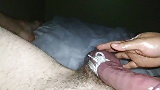 Getting jerked off at the Asian massage parlor