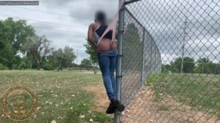 Ebony Public Pantsing & Hanging Wedgie