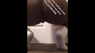 Twerking my fat black ass instead of doing homework