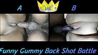 SPLITSCREEN BACK SHOT CREAMPIES UNDER VIEW 4K BATTLE - FULL VIDEO