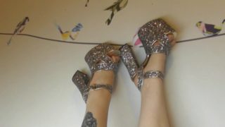 Long Legs & Feet in Platform Heels