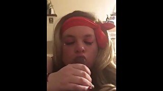 Sissy Brittney deepthroats BBC