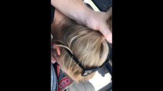 Girl Almost Gets Caught Sucking Cock on Wheel in Chicago