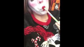 Christmas Candy Cane Creamy Pussy Fuck