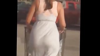 Spying Milf Butt - Chubby Plumper ass - Booty Voyeur