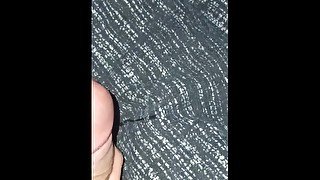 Stroking and spit at my dick