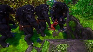 Furry sex in a crowd  wild life