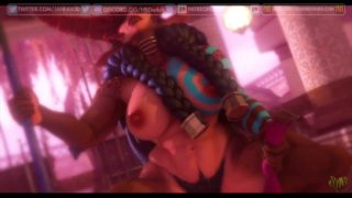 After Training (Janner3D Amazon Monster Girl Sex)