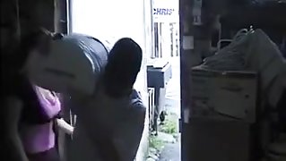 Two whips in a bakery