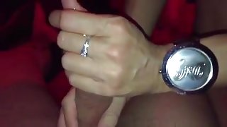 Horny BIg Boobs TugJob Slow Mo