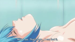 blue haired hentai slut fucks her boyfriend after school