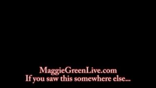 Busty Blonde Maggie Green Cums under Palm Tree!