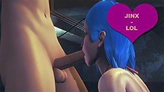 League of Legends Hentai - Jinx Part 2 (Uncensored)