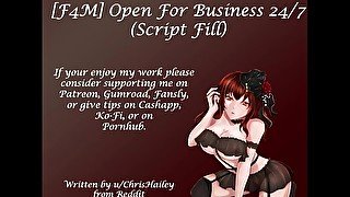 18+ Audio - Open For Business 24/7