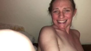 Pounding My Hairy Pussy On The Couch