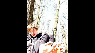 Goth witch feet forest real