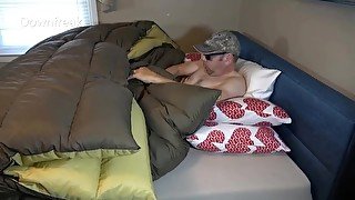 LONG VERSION Humping My Huge Down bag When Wife is Away. I know it's Wrong But I Can't Stop