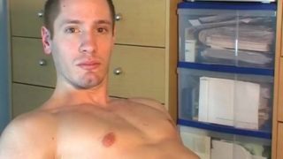 Nextdoor guy gets wanked his big cock by us in spite of him : Arno