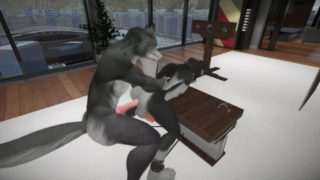 Yiffalicious- Big bad wolf and his slave. Animated by: BouldinRou