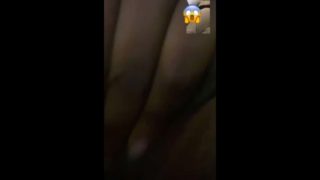 FaceTiming with wife while she at work.  