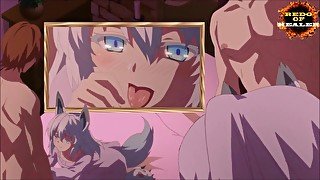 HERO BLOWJOB CUM SWALLOW cartoon BJ busty sucks cock till cum anime fellatio big tits REDO blowjobs
