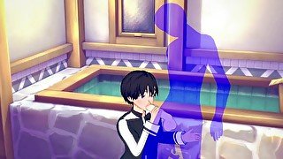 Sword Art Online Yaoi - Kirito Blowjob