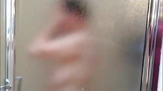 Spying on Mom in the Shower MarieRocks MILF