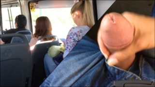 Real Public Quickie Handjob In Mini Bus, She Like it!
