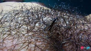 Close up of very hairy pussy! Hairy fetish!