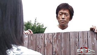 Huge boobs Japanese girl next door Hanna tied and tit fucked