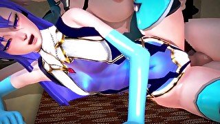 [SYMPHOGEAR] Futa Maria x Tsubasa 3D HENTAI