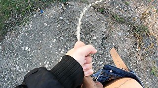 CUTE 18 TEEN BOY JERKING OFF HIS PEEING COCK / PEEING ORGASM