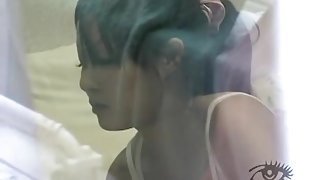 Asian cutie having some kinky masturbation fun alone