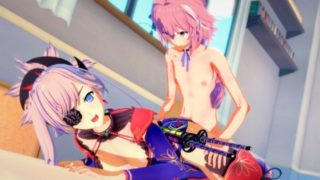 Fate/Grand Order: Astolfo POUNDS Musashi (3D Hentai)