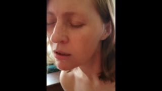 Petite Redhead Wand Masturbation