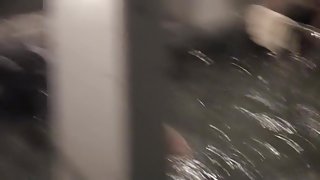 Fatty Asian teen got her tits shot in the shower room nri041 00