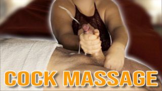 Sexy Masseuse Gives Happy Ending - Orgasm Torture - Huge Cumshot - MissTease