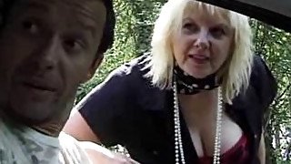 French Mature Gets Anal in The Woods